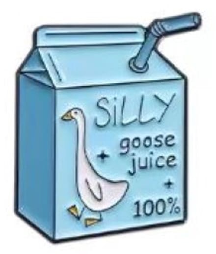 Pin Broche - enamel pin - kledingspeld - Goose juice gans