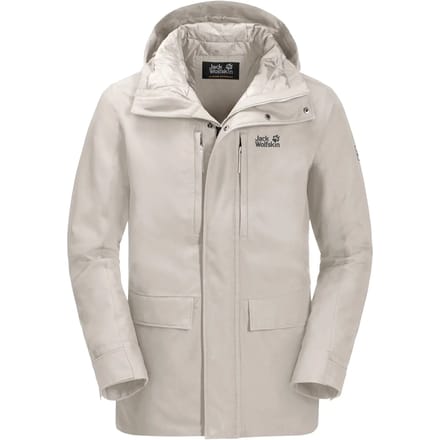 Jack Wolfskin West Coast 2l Jkt W 1110811-5062, Mannen, Wit, Jasje, maat: S