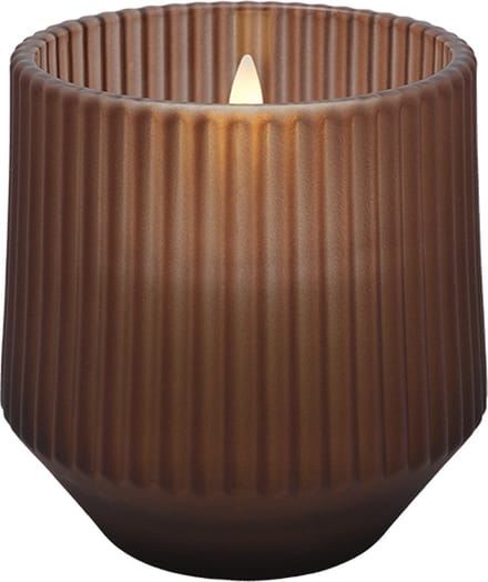 Uyuni LED geur kaars - Awaken - Bruin - 8,5 cm x 9,5 cm
