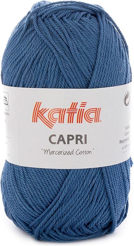 Katia Capri - 82155 medium blauw - Katoen Garen