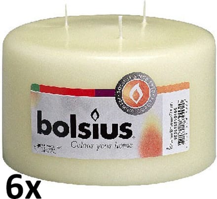 Bolsius Mammoetkaars - 100/150 mm - 2 stuks - Ivoor