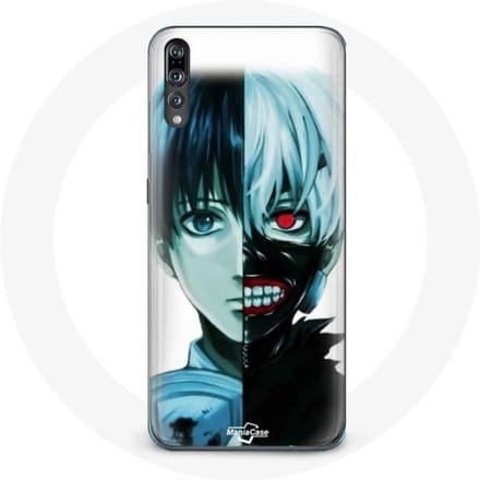 Coque pour Huawei p20 Tokyo Ghoul Visage Moitié