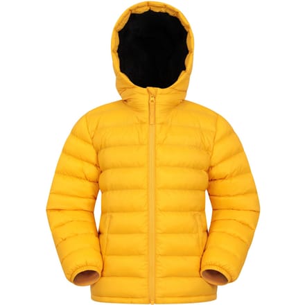 Mountain Warehouse Gewatteerde jas met imitatiebont voor kinderen/kinders (Geel)