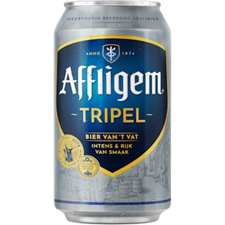 Tripel bier blik