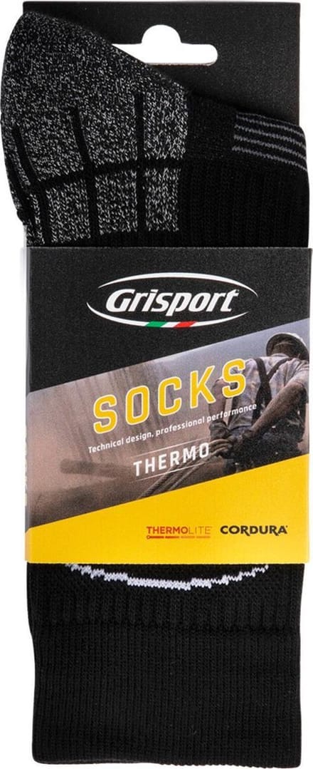 Grisport Werksok Thermo Zwart - Sokken - 39-42