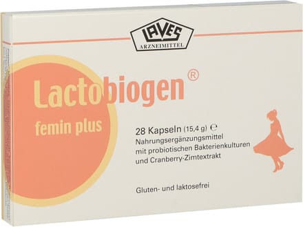 Laves Lactobiogen femin plus - 28 capsules - biotica supplementenpreparaat