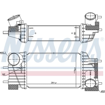 Intercooler NISSENS 96360
