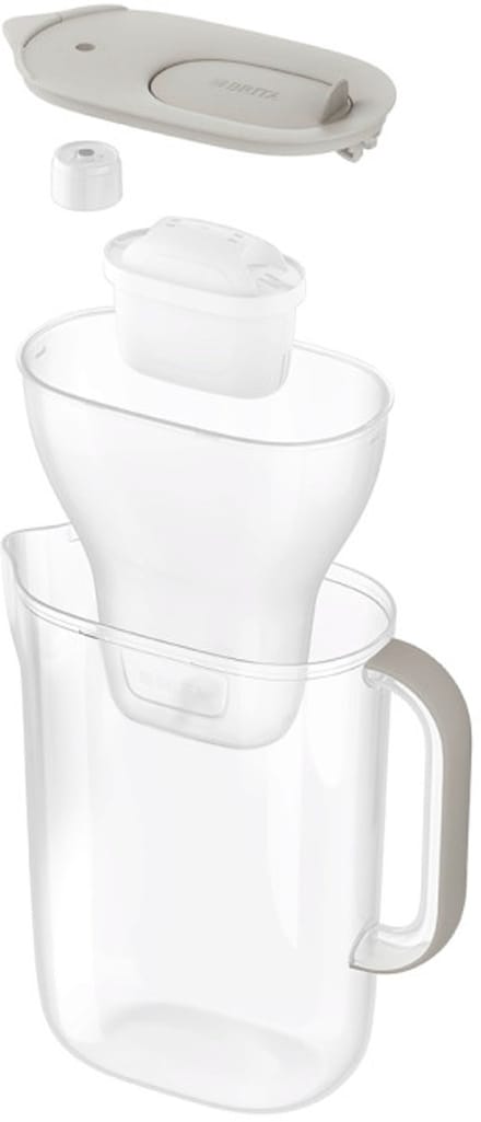 BRITA Style Essential MXPRO LED Waterfilterkan, 2,4 l - Beige