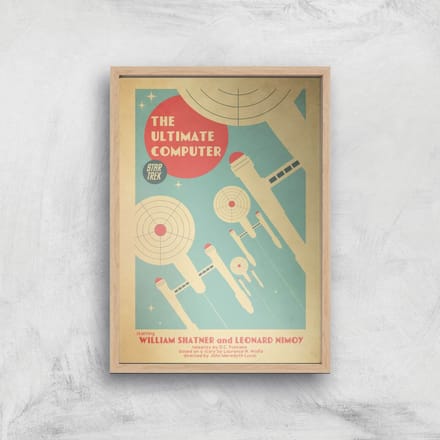 The Ultimate Computer Giclee - A4 - Wooden Frame