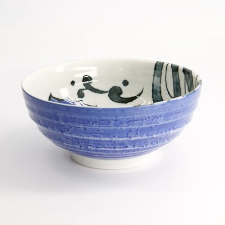Tokyo Design Studio - Seafood Ramen Kom - Snapper - Blauw - 1200 ml - 18,5 x 8,2 cm