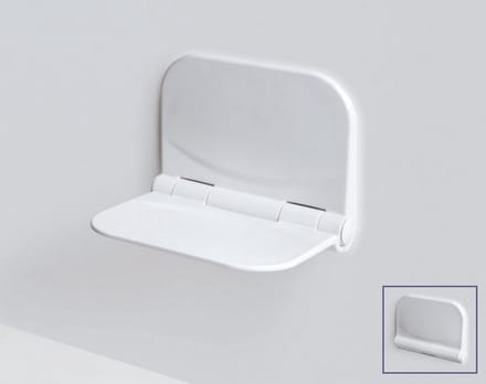 Douche-zitje - opklapbaar - wit
