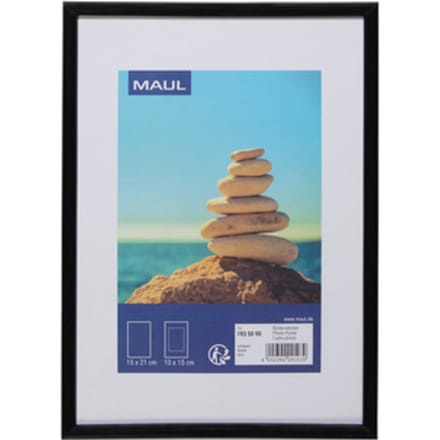 MAUL Fotolijsten MAULart kunststof 15 x 21 cm, ca. A5 zwart