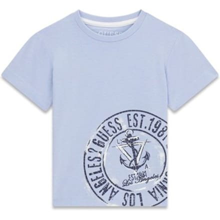 T-shirt met opdruk voor babyjongen Guess