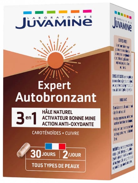 Juvamine Expert Zelfbruiner 3in1 60 Capsules