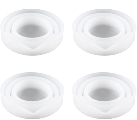 Dailygoods- Doseerbal 100 ml - Opvouwbare Siliconen Maatbeker - Set