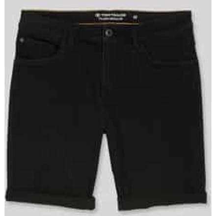 regular fit jeans bermuda van katoenmix