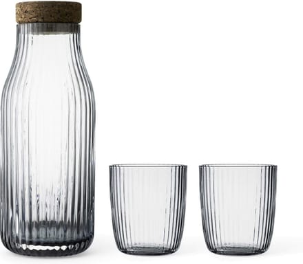 Viva - Christian Waterkaraf Set van 3 Stuks - Glas - Transparant