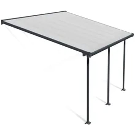Palram | Canopia - Terrasoverkapping Feria - Donkergrijs - 3x4.3m