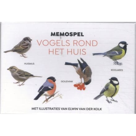 Vogels Rond Het Huis - Memospel - Elwin van der Kolk