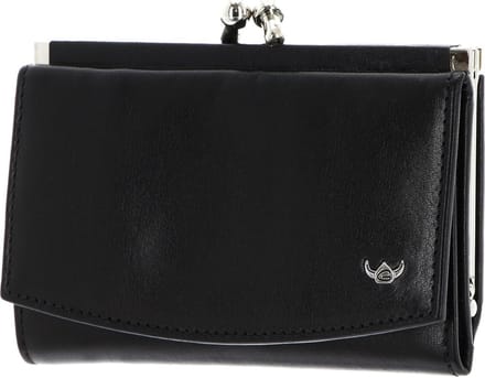 Golden Head Leren portemonnee Colorado RFID Protect Bügelbörse 2255 Schwarz zwart