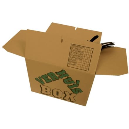 Verhuisdoos CleverPack bedrukt 480x320x360mm pak à 5 stuks