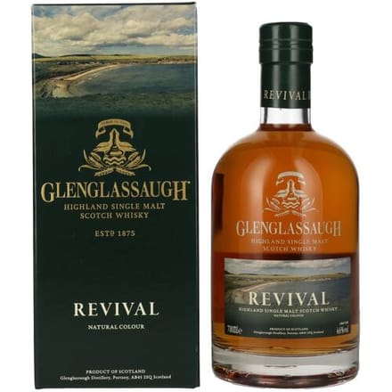 Glenglassaugh REVIVAL Highland Single Malt Scotch Whisky 46% Vol. 0,7l in geschenkverpakking