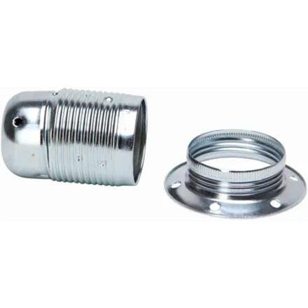 Kopp Lamphouder E27 Met 2 Ringen Chroom