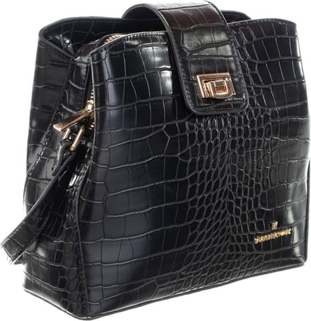 Bodenschatz Schoudertas Crossover Bag Black Zwart