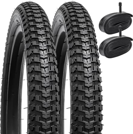 SnelShoppen - 2-PCS 16-inch Kinderfietsbanden 16x1.95/53-305 en Zware Binnenband Schrader Ventiel Geschikt voor Stokfietsbanden en Kinderfietsen