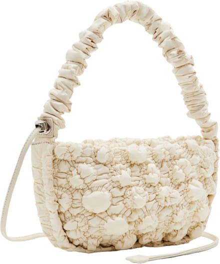 Desigual Schoudertas Flossy Eibar Mini Crossbody Bag Raw Crème