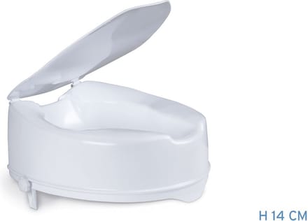 Moretti Toiletverhoger - Ergonomisch inclusief deksel 14 cm - Wit