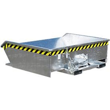 Kiepbak Bauer Mini type MGU 610, heel laag, gegalvaniseerd