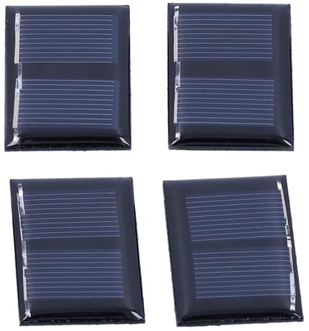DIY Zonnepaneel Mini Solar Opladen Module Board 4 Stuks - 45x25mm - Polysilicium - Voor Onderzoeksprojecten en Home Verlichting