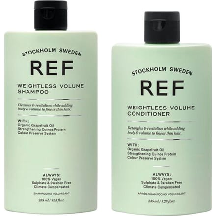 REF Weightless Volume Shampoo 285ml + Conditioner 245ml