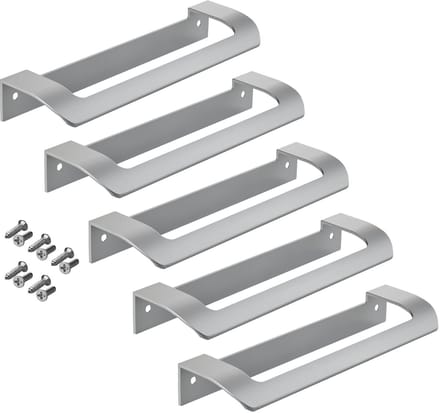 5 x Meubelgreep LYS Boorgatafstand 160 mm Chroom mat Design handgreep van SOTECH