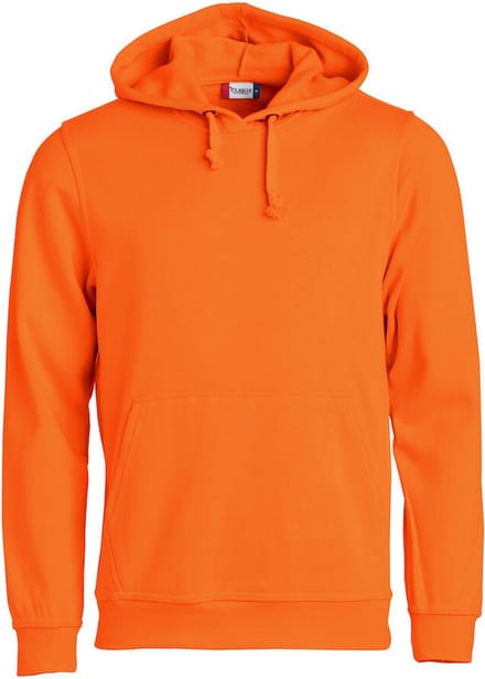 Clique Basic hoody Signaaloranje maat S