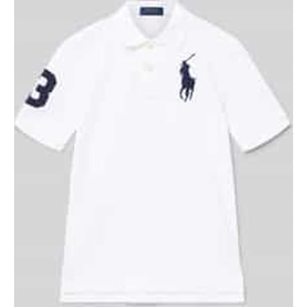 Poloshirt met labelstitching