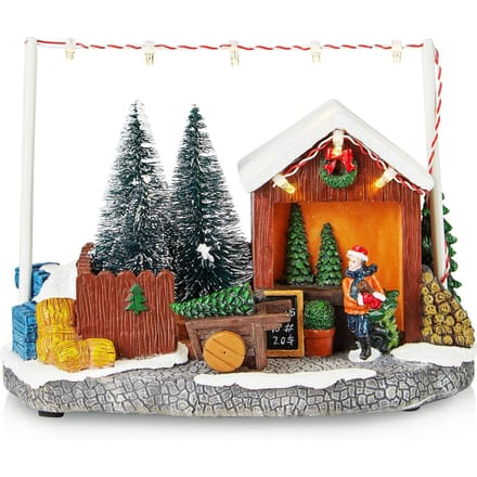 Markslöjd LED kerstdecoratie Elta, batterij, USB, hoogte 13,5 cm