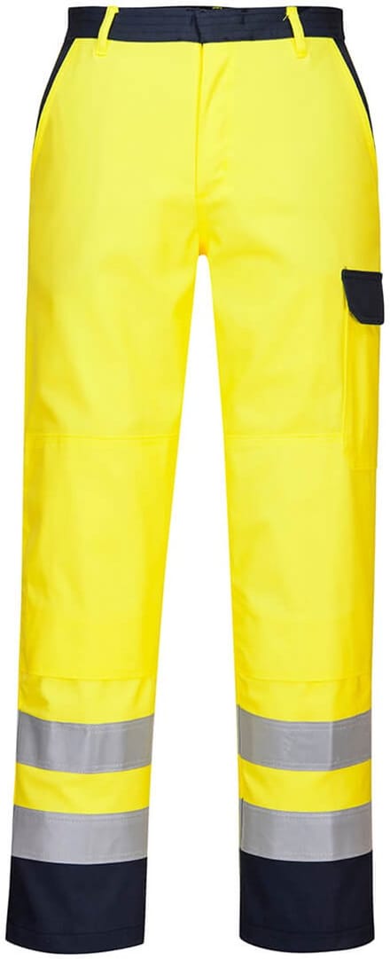 Portwest Bizflame Work Hi-Vis Broek FR92 - Geel - M