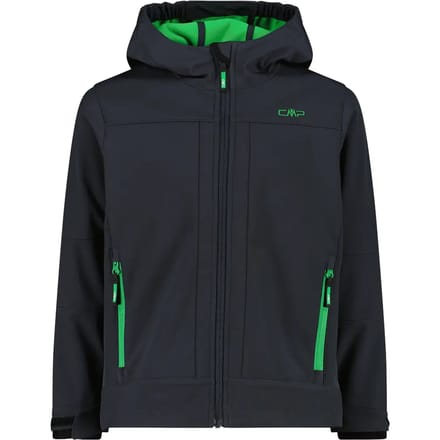 Cmp Fix Hood 3a00094 Softshelljack Grijs 4 Years Jongens