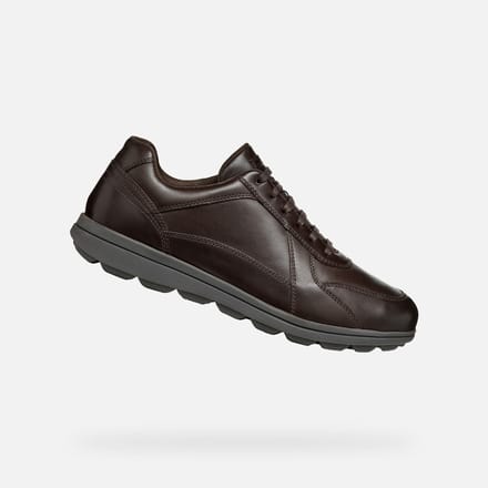 GEOX SPHERICA EC12 HEREN Sneakers - DONKERBRUIN