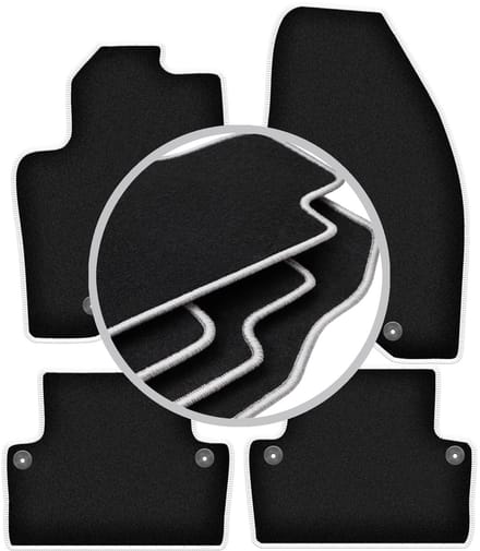 CARLUX-SILVER automatten voor: Volvo XC70 II stationwagen (2000-2007)