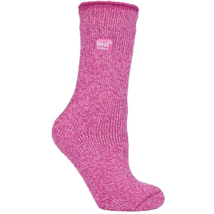 Dikke thermo sokken van merinowol voor dames - Roze
