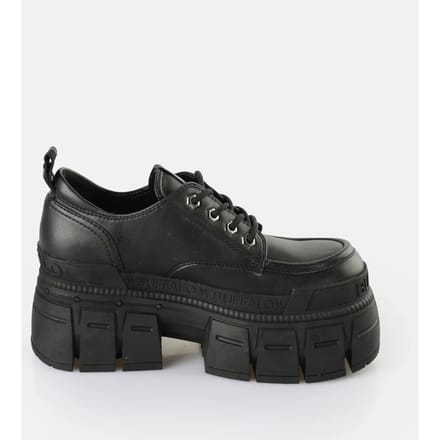 Dames Derbie Buffalo Gospher Lace Up Cs - Vegan Nappa