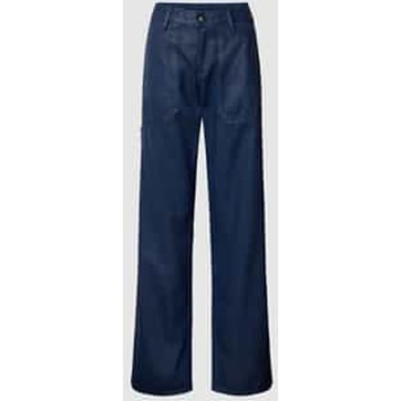 Loose fit jeans met siernaden, model 'Judee'