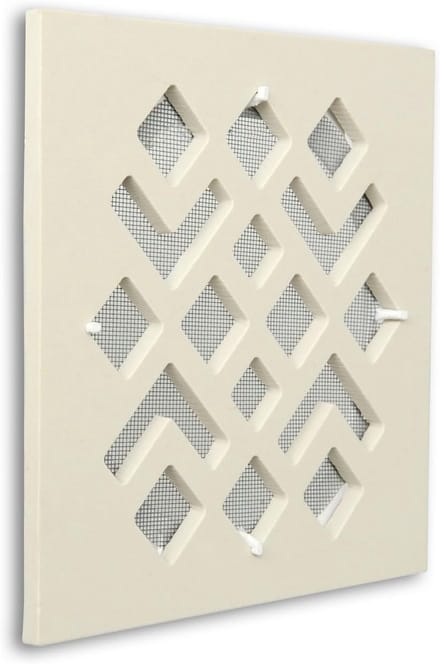 Keramisch Ventilatie Rooster Wit 200x200 mm voor Badkamer en Keuken