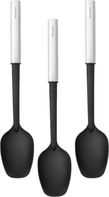 Brabantia Profile Opscheplepel, anti-aanbak, Set van 3 - Matt Steel