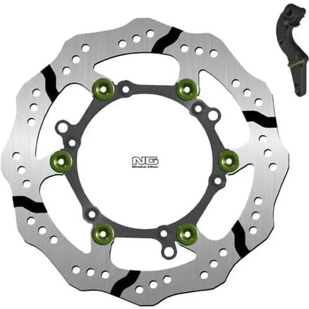 Set van ventilated drijvende motorremschijven NG Brake Disc 1254XBHK16