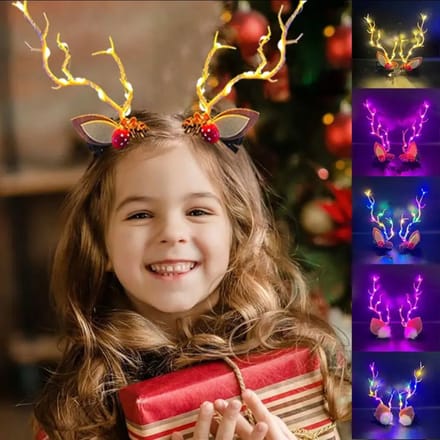 Kerst Haar Clip - Kerst Clip led licht Warm White --Clip in Kerst haar