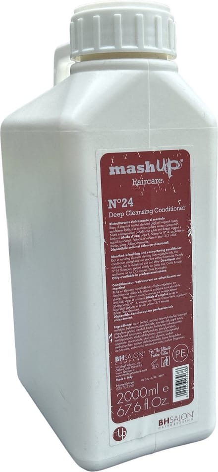 MashUp Haircare -SUPERSALE- N° 24 Deep Cleansing Conditioner 2000ml inclusief pomp OP = OP